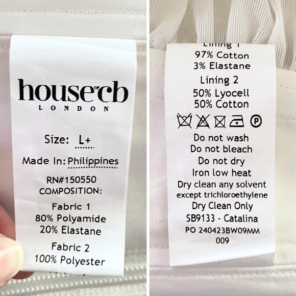 NEW House of CB Catalina Top White Large+ (XL) - Picture 16 of 17